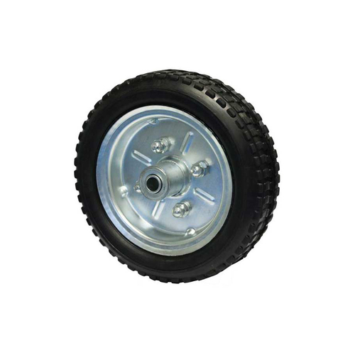 Spare Solid Rubber Jockey Wheel with Steel Rim 250mm