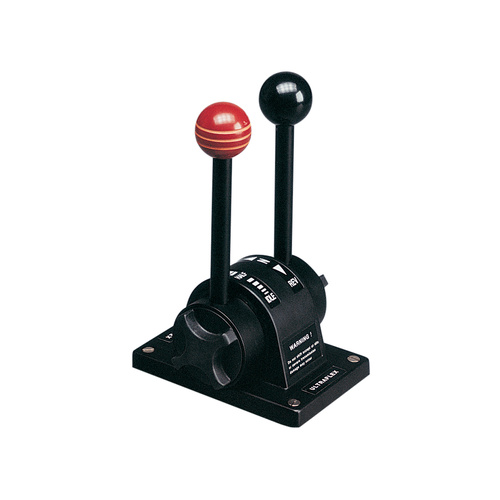 Ultraflex B102 Series Top Mount Engine Control Twin Lever Black