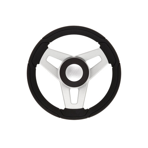 Steering Wheel Montecristo Black & Aluminium 350mm