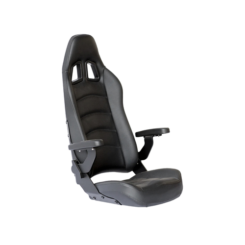 Shockwave Commander Hi-Back Seat Heavy Duty Black