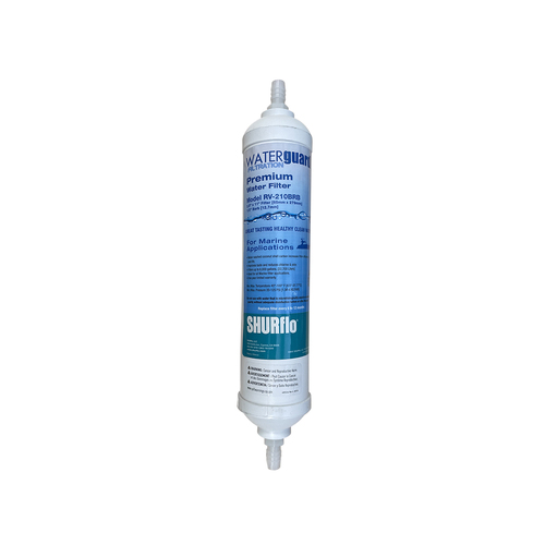 Shurflo Waterguard In-line Drinking Water Filter with 1/2 inch Barbs