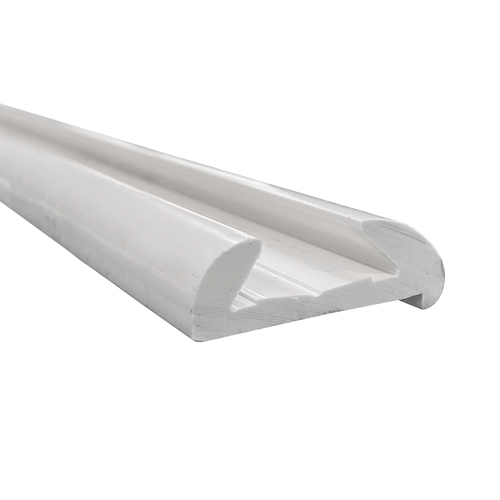 Gunwale Boat Trim White PVC Extrusion 38mm x 3.65m