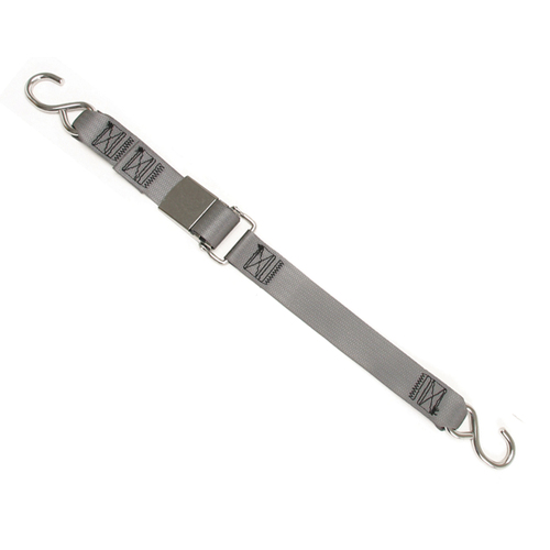 Kwik-Lok Gunwale Tie-Down with Stainless Steel S Hooks