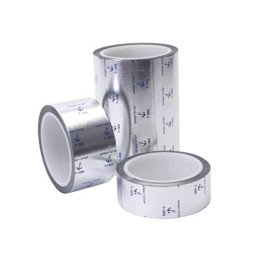 Spray Stop Pipe Tape Silver 1m Rolls